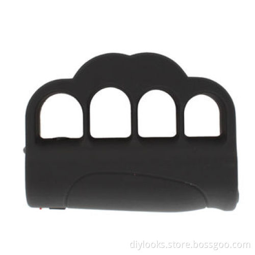 Self-defensive Security Knuckles Stun Gun with FlashlightNew